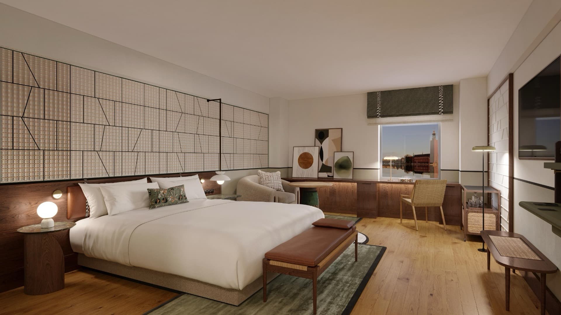 Sheraton Stockholm room